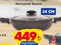 KUMSAL KARNIYARIK TENCERESİ 24 CM